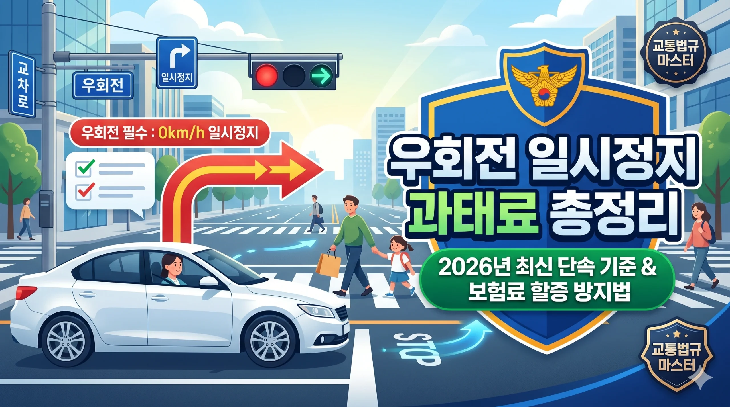 우회전 일시정지