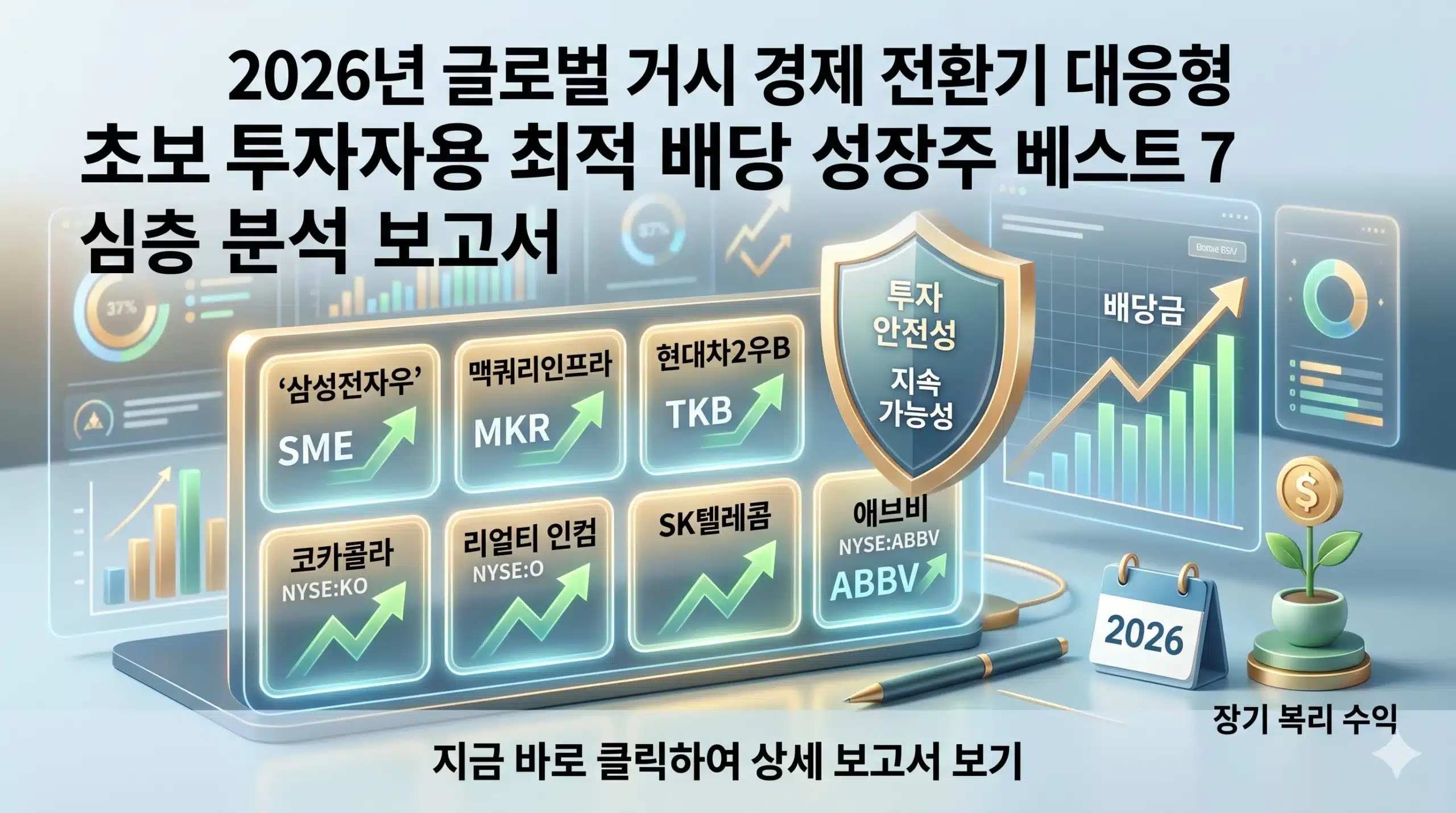 초보 투자자용 최적 배당 성장주