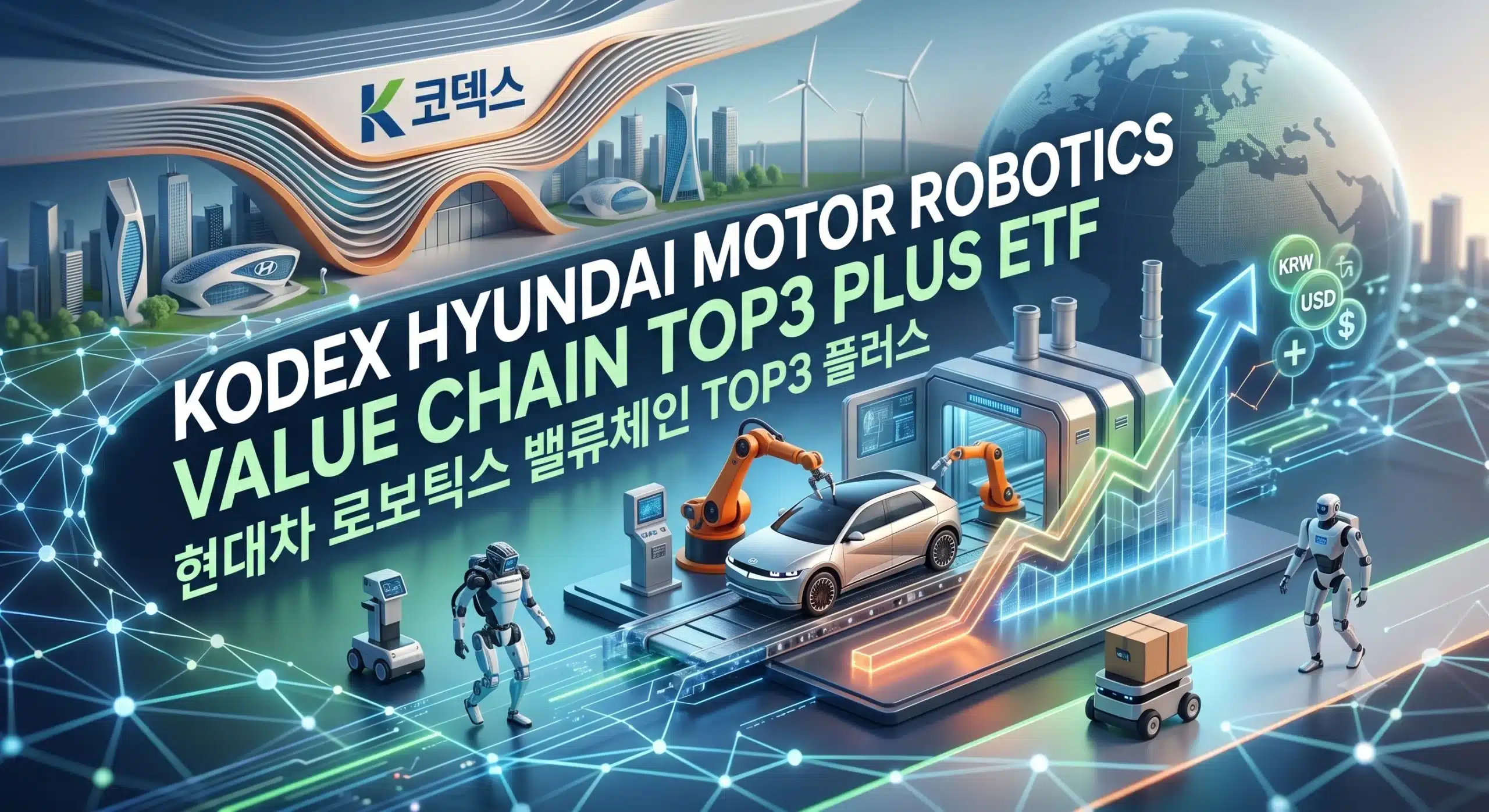 kodex 현대차로보틱스밸류체인top3 인포그래픽