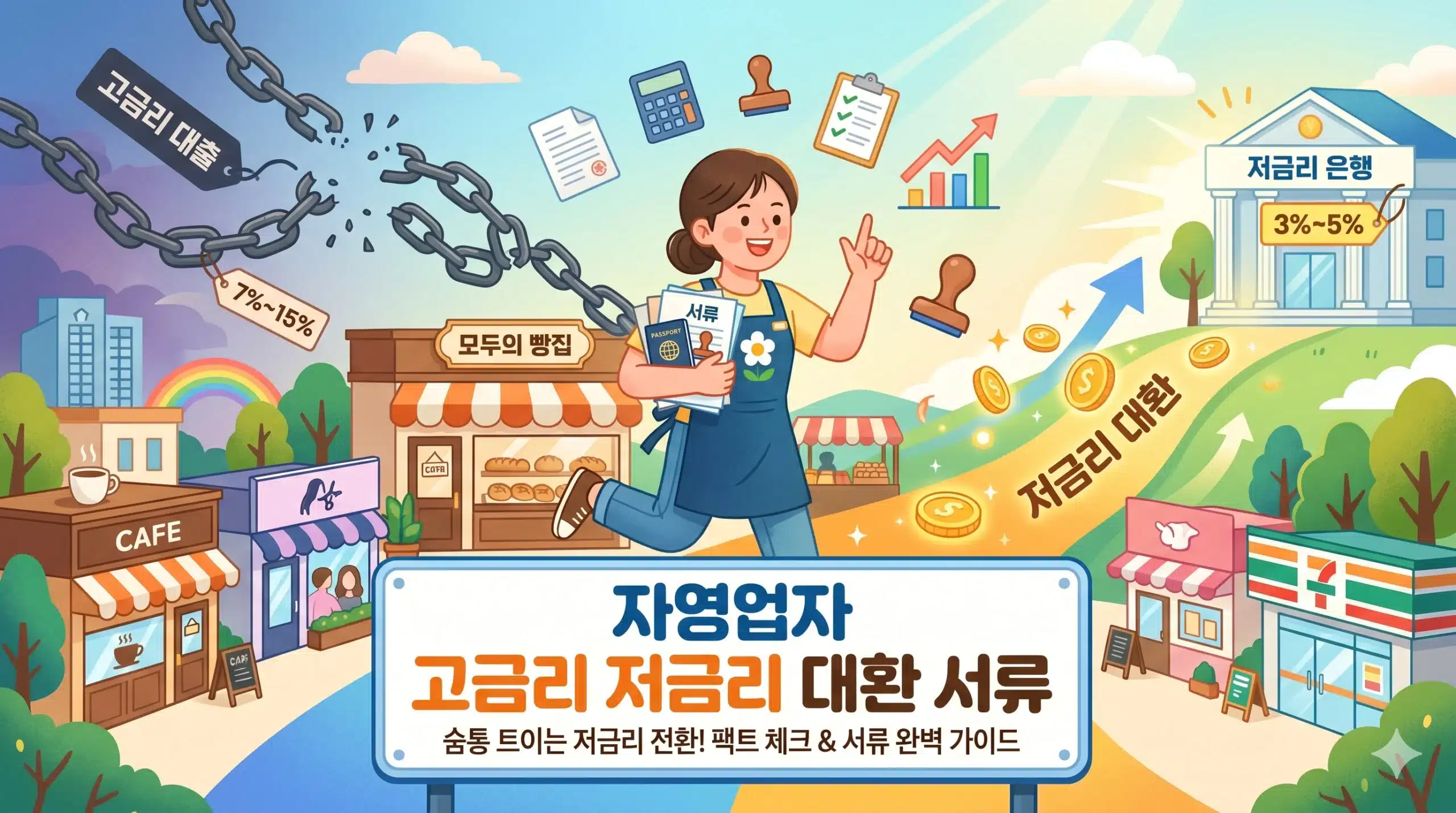 리 저금리 대환 인포그래픽