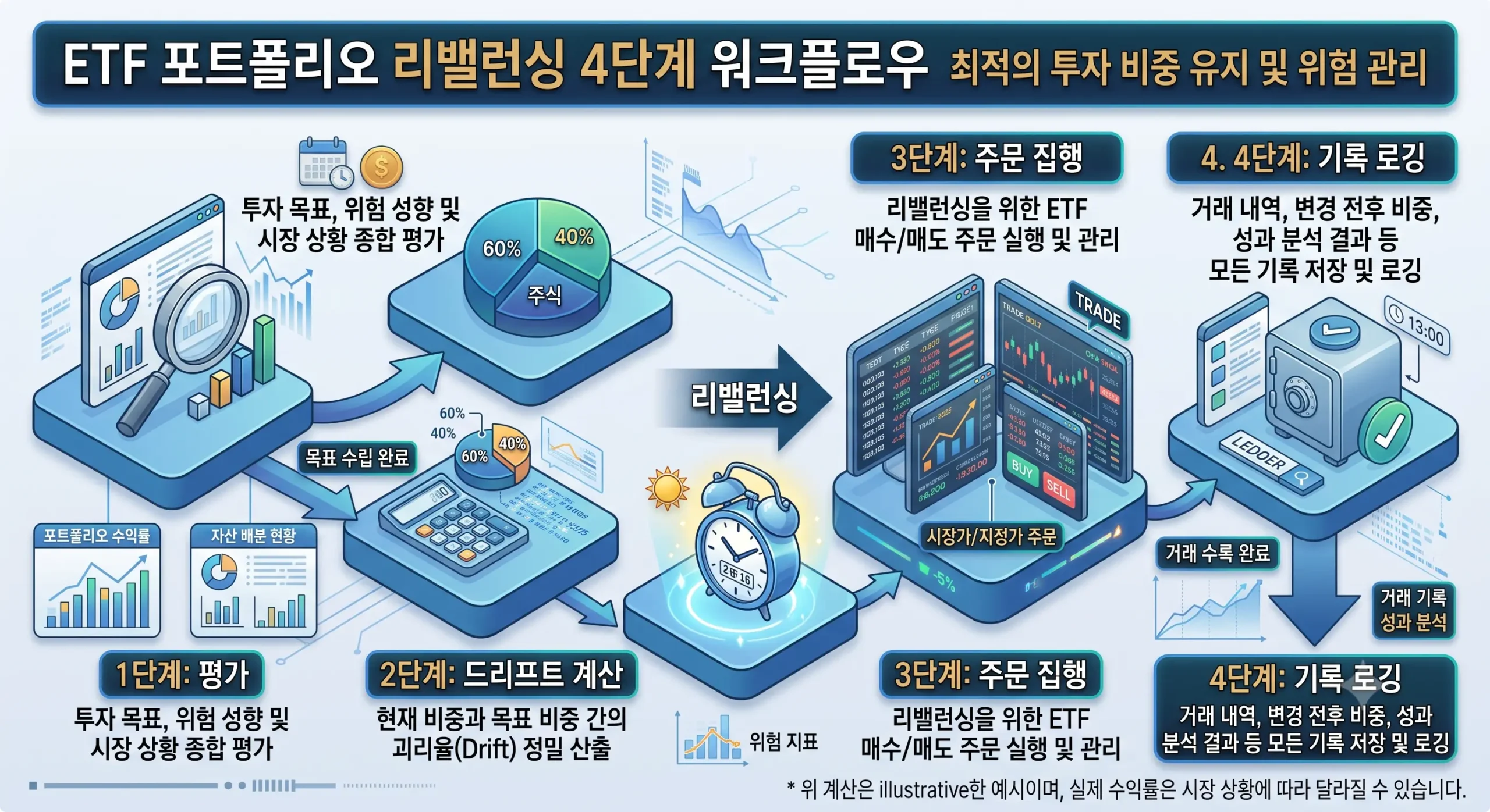 리밸런싱 4단계 워크플로우