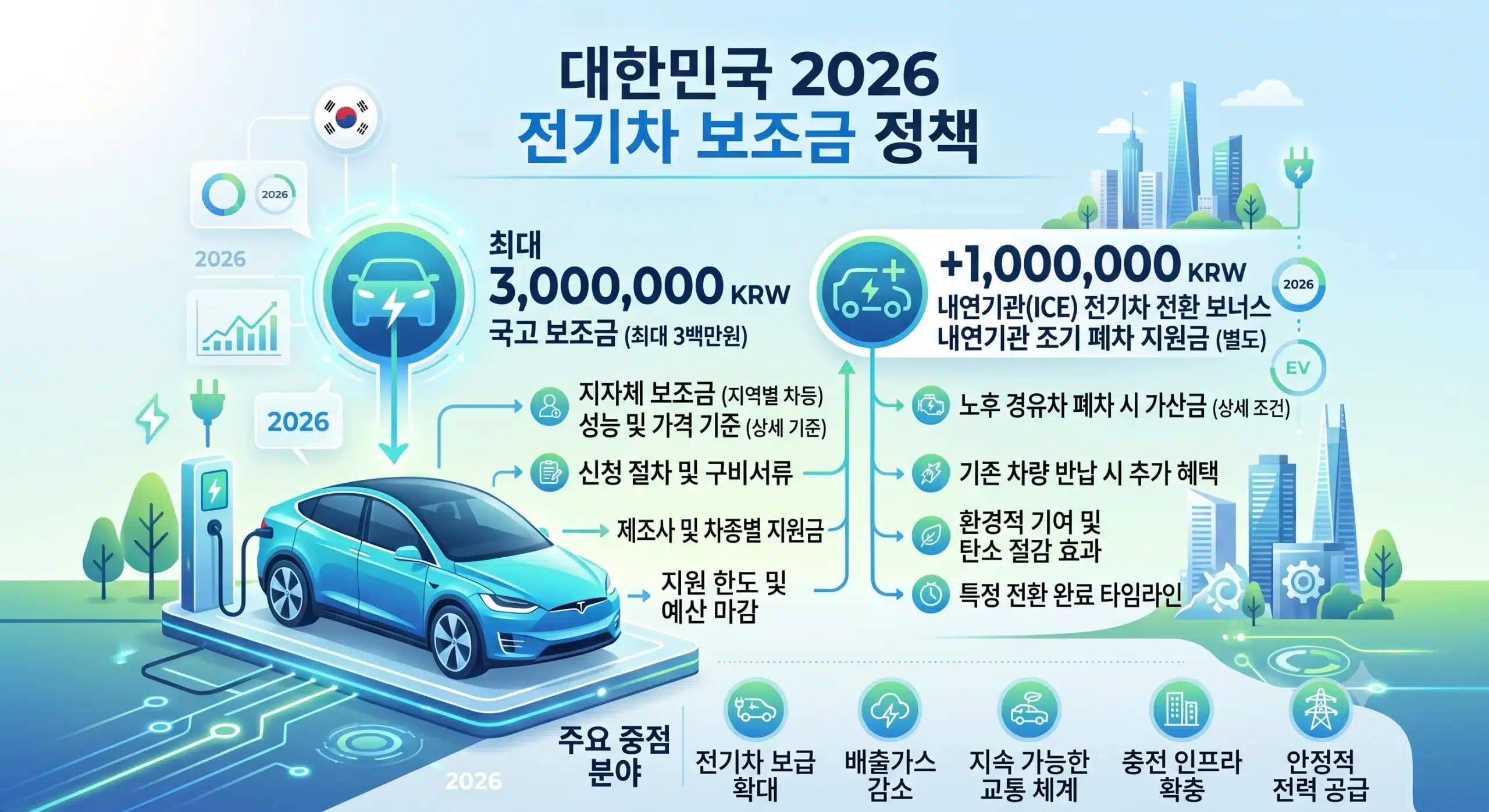 대한민국 2026 전기차 보조금 정책