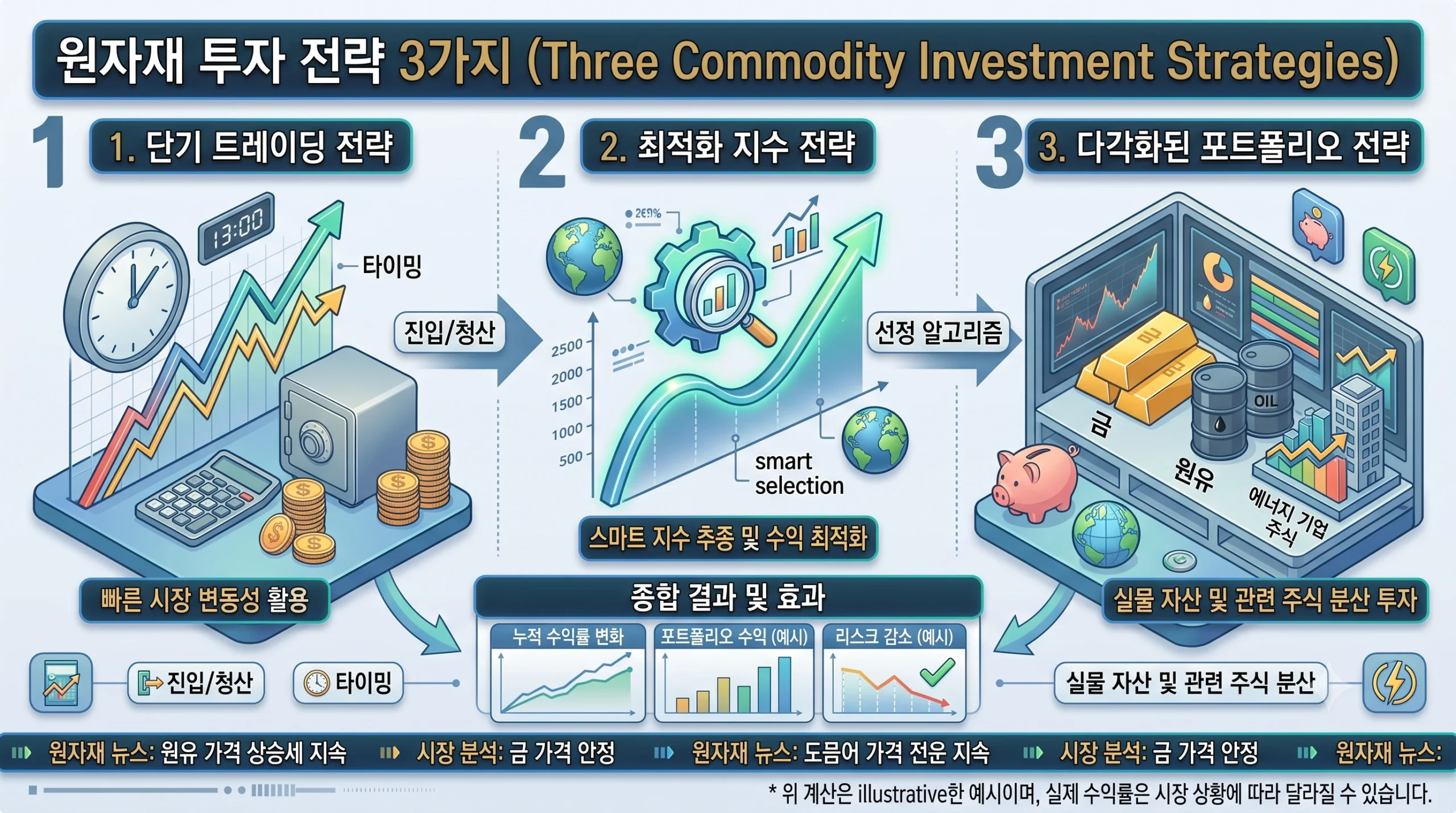 원자재 투자 전략 3가지