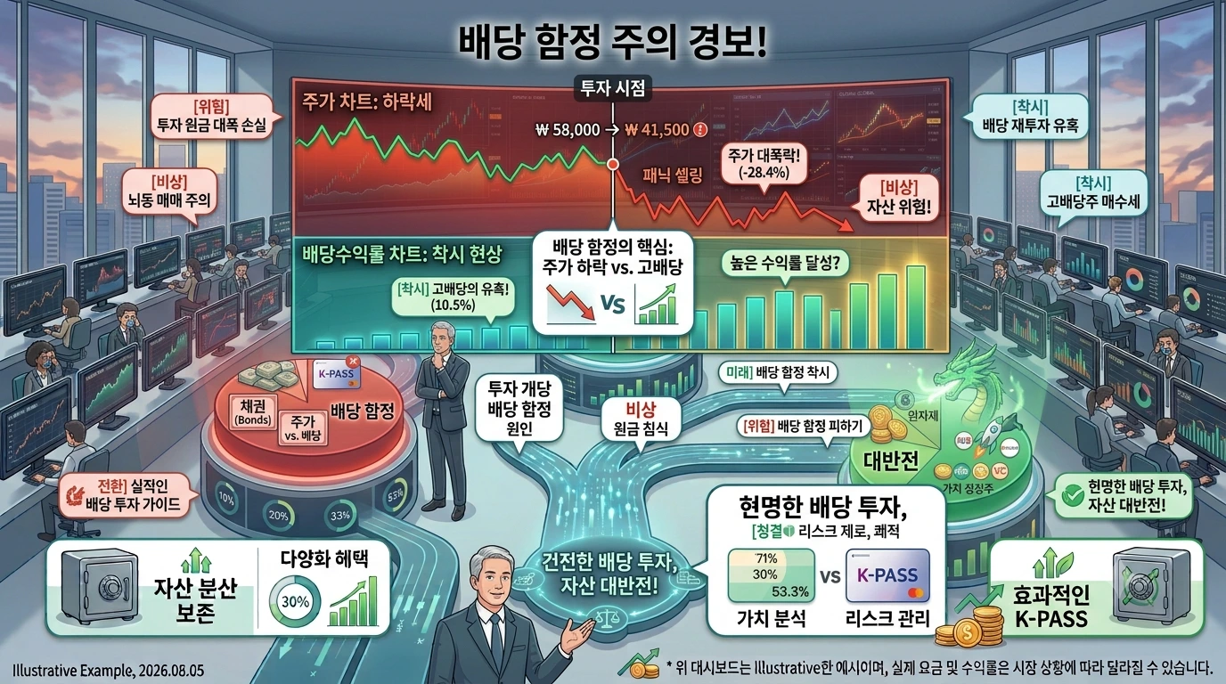 고배당의 함정 인포그래픽